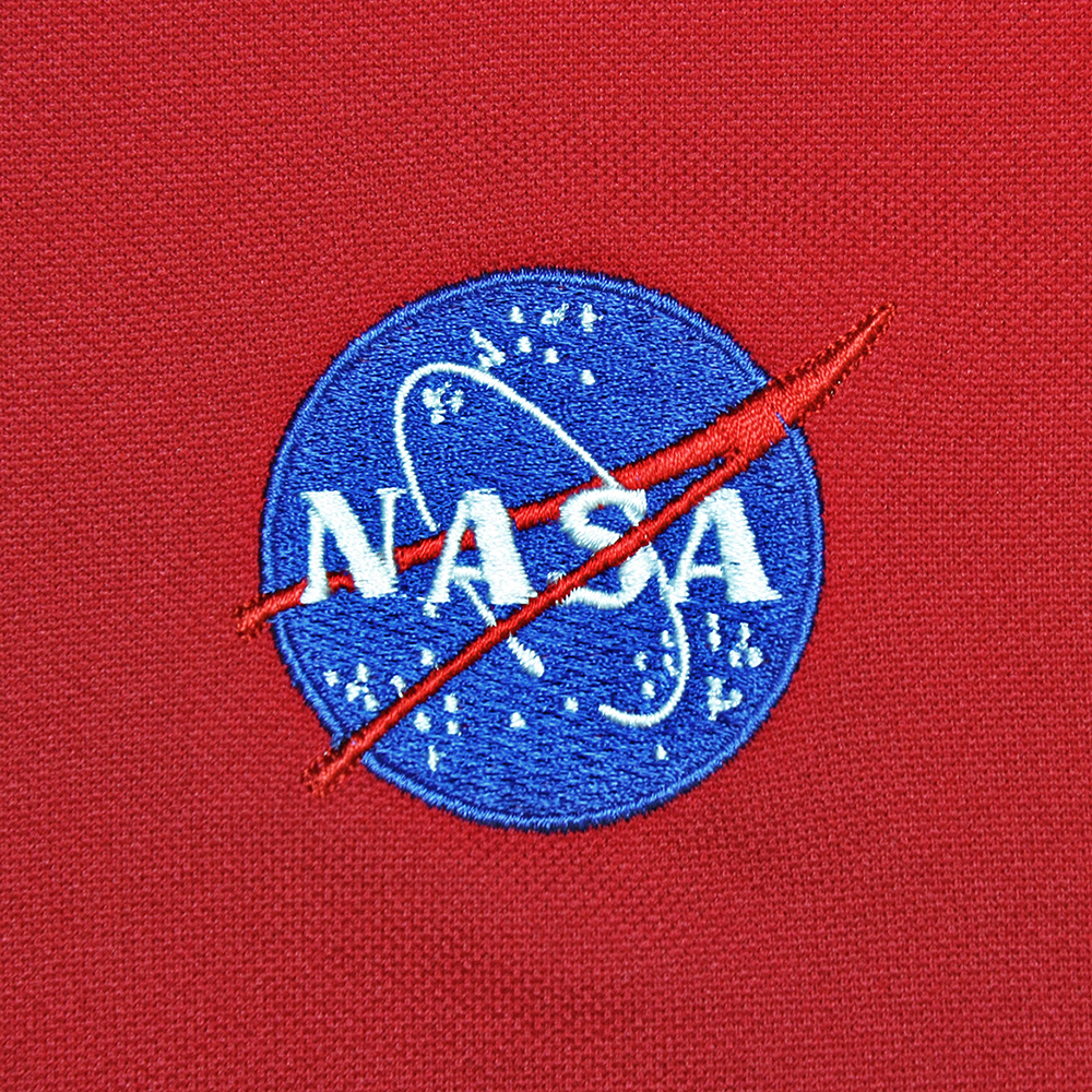 Nasa Symbol In Red Part
